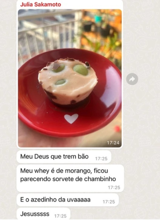 Foto de feedback no whatsapp