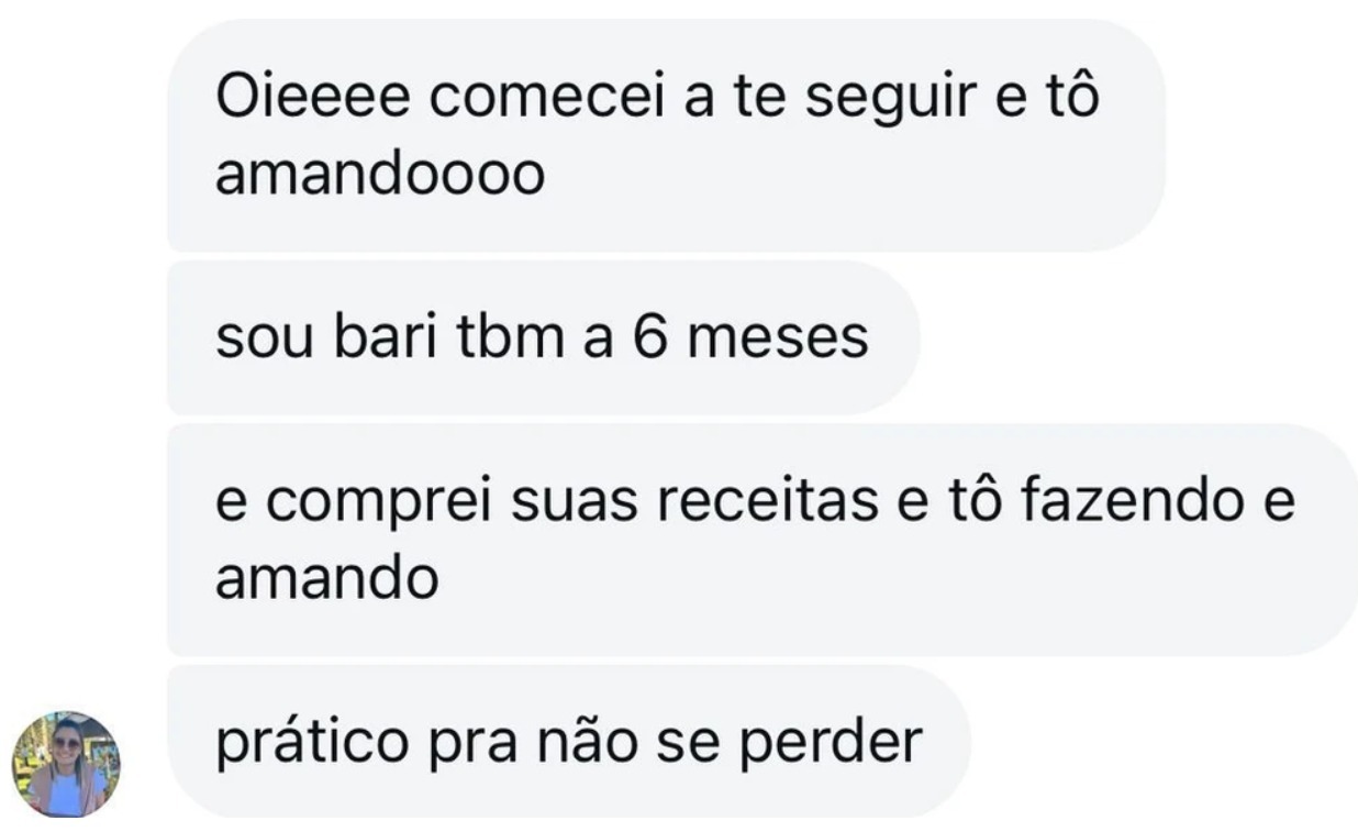 Foto de feedback no whatsapp